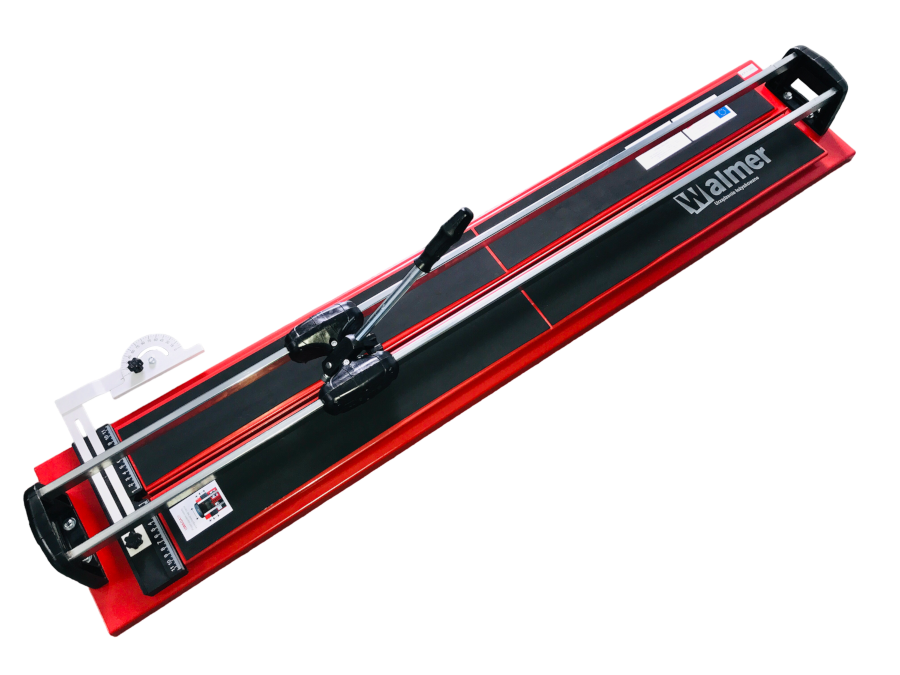 Zdjęcie przedstawia ręczną maszynkę do cięcia płytek polskiej firmy Walmer - model MGŁR II 1200. The photo shows a manual tile cutter from the Polish company Walmer - model MGŁR II 1200. Das Foto zeigt einen manuellen Fliesenschneider der polnischen Firma Walmer - Modell MGŁR II 1200. La foto muestra una cortadora de azulejos manual de la empresa polaca Walmer - modelo MGŁR II 1200. La photo montre un coupe-carreaux manuel de la société polonaise Walmer - modèle MGŁR II 1200. Nella foto è raffigurato un tagliapiastrelle manuale dell'azienda polacca Walmer - modello MGŁR II 1200. Η φωτογραφία δείχνει ένα χειροκίνητο κόφτη πλακιδίων από την πολωνική εταιρεία Walmer - μοντέλο MGŁR II 1200.